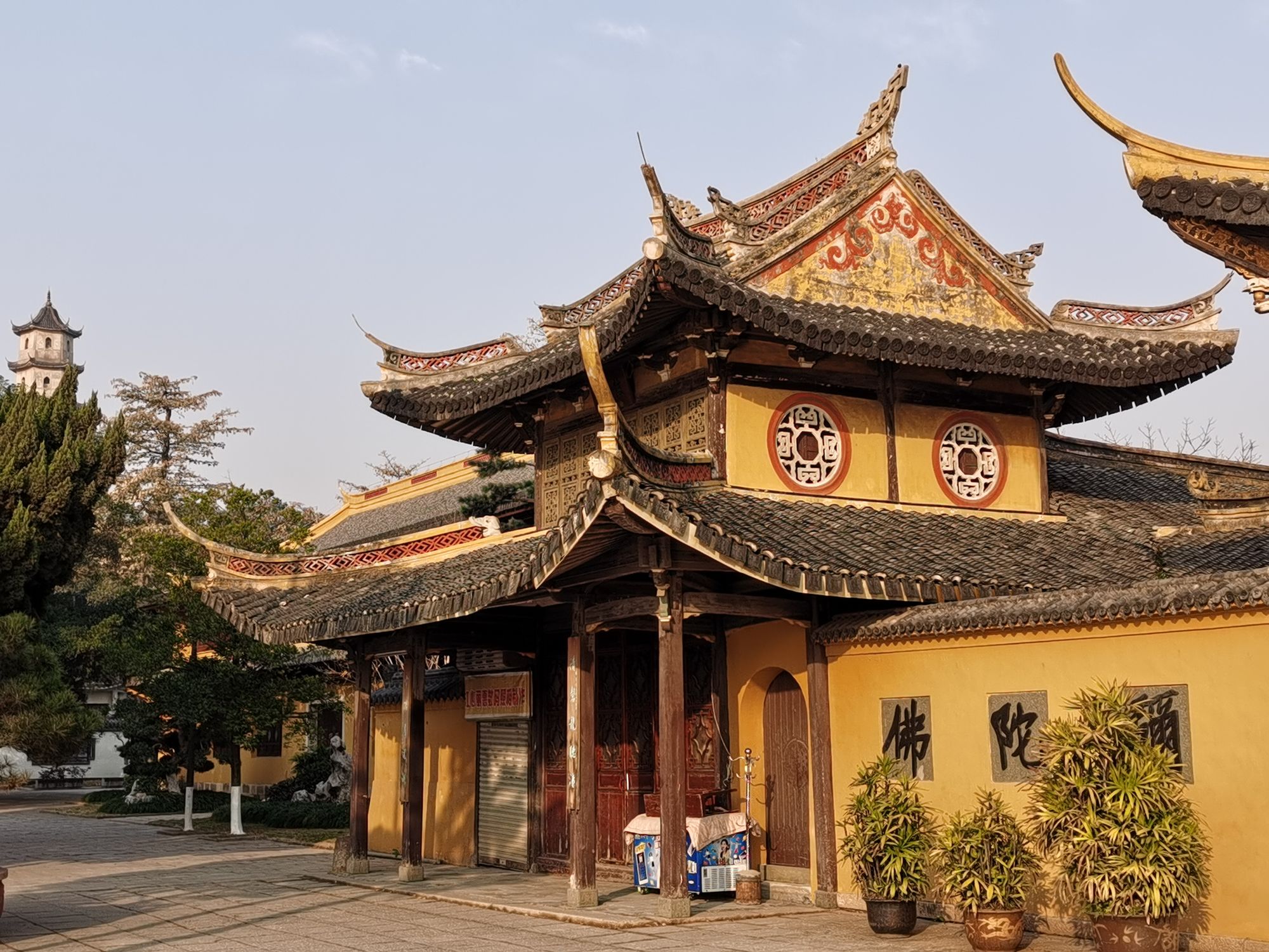 溫州江心寺,王十朋撰書千古名聯(lián)(2021.1.16.攝于.