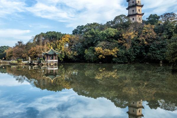 溫州江心寺,王十朋撰書千古名聯(2021.1.16.攝于.